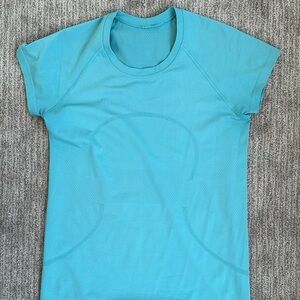 Lululemon short sleeve swiftly tech 10 blue